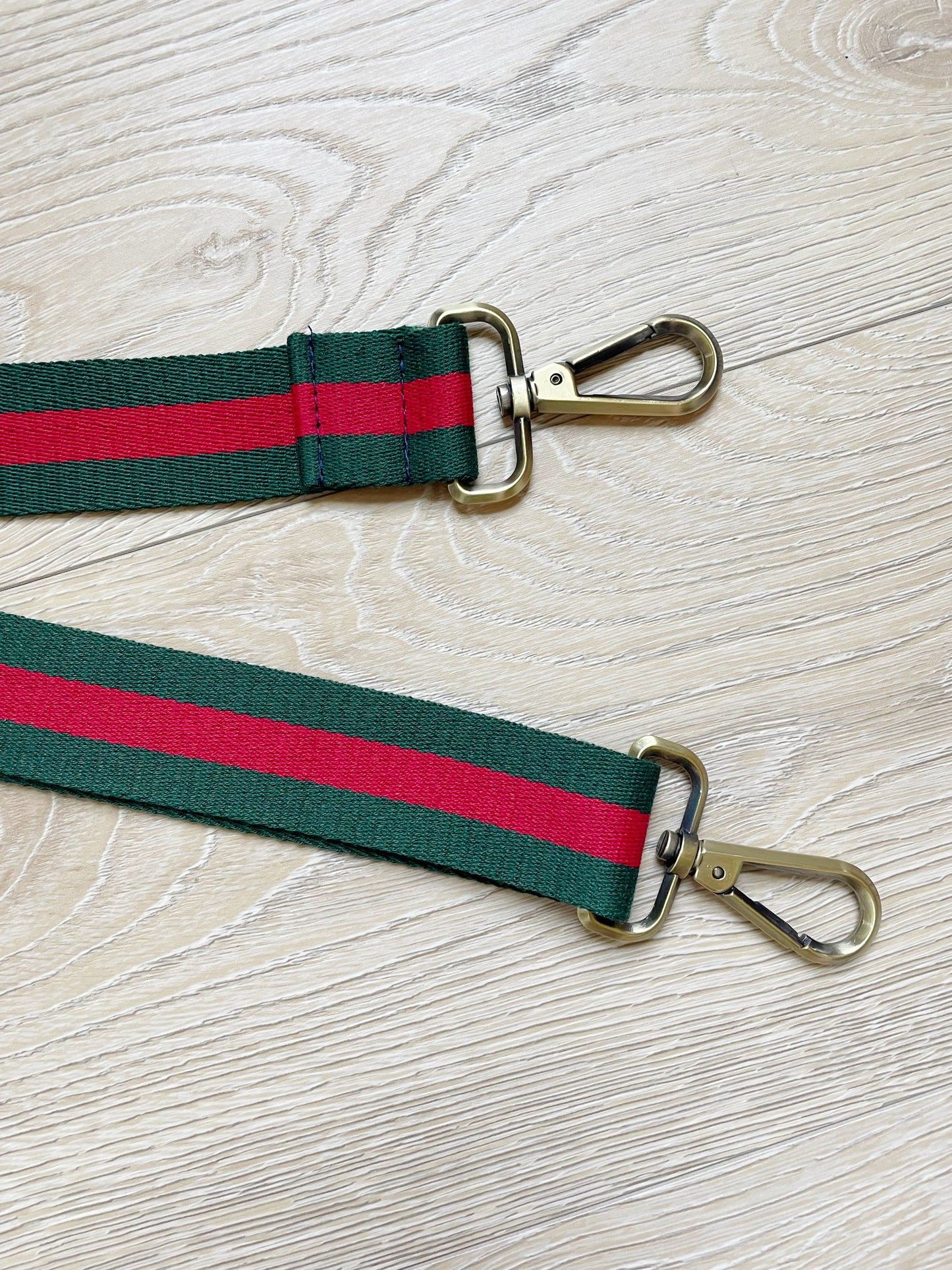 Red and White Cross Body Strap