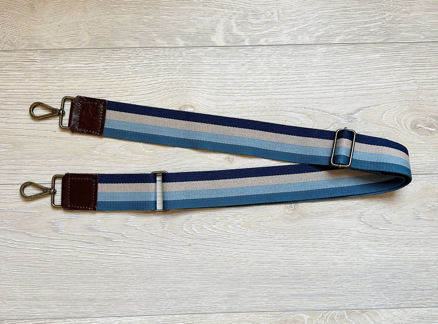 Blue Striped Cross Body Strap