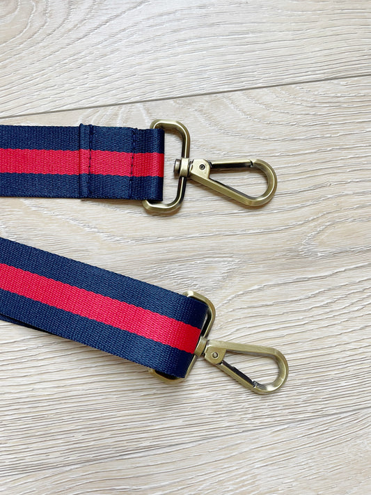 Red and Blue Cross Body Strap