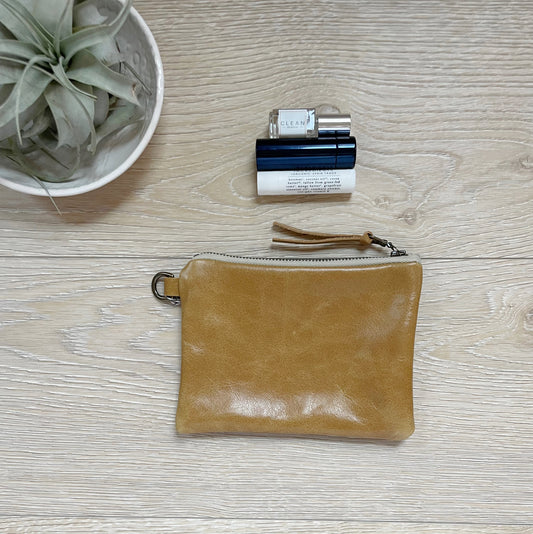 Small Cognac Leather pouch