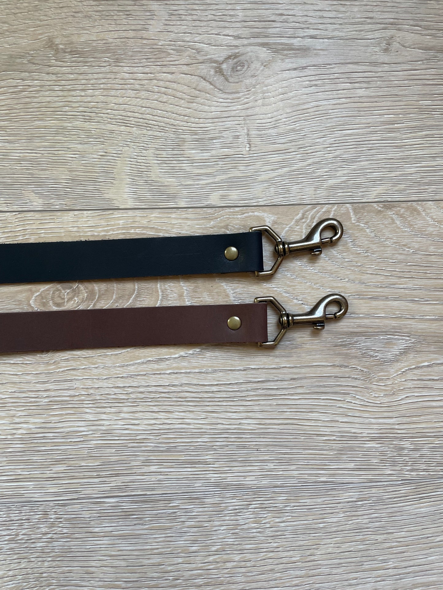 Leather cross body straps