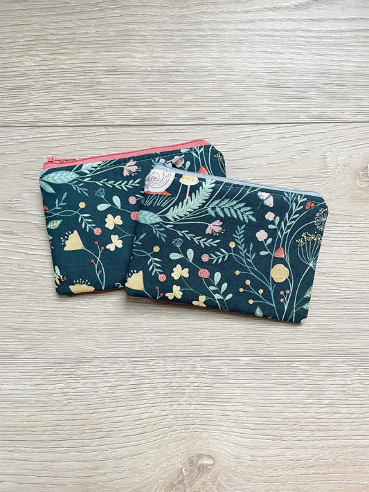 Green forest coin pouch